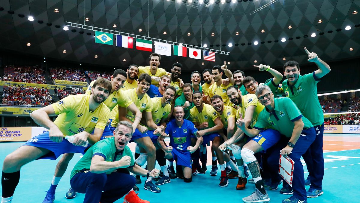 Materiały prasowe / FIVB / Reprezentacja Brazylii mężczyzn