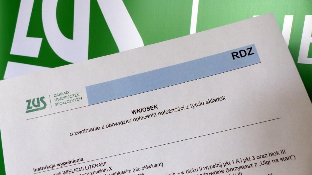 Wniosek ZUS o zwolnienie z obowiązku opłacania należności z tytułu składek