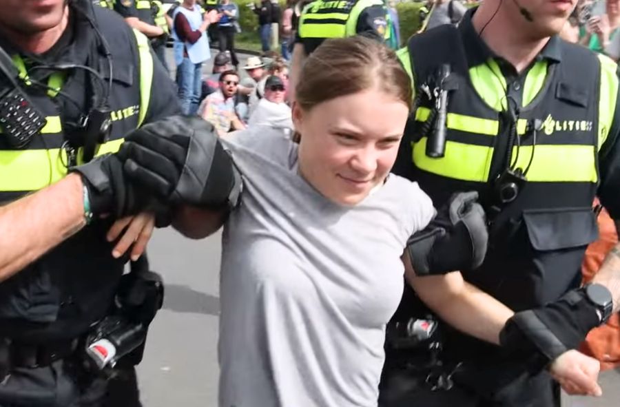 Greta Thunberg w areszcie