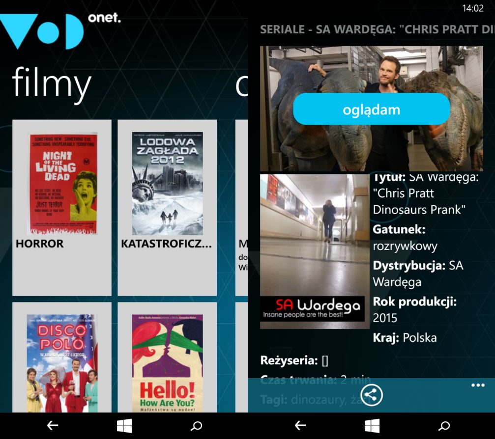 Która aplikacja VOD jest najlepsza? Sprawdzamy na telefonach z Windows Phone'em 3