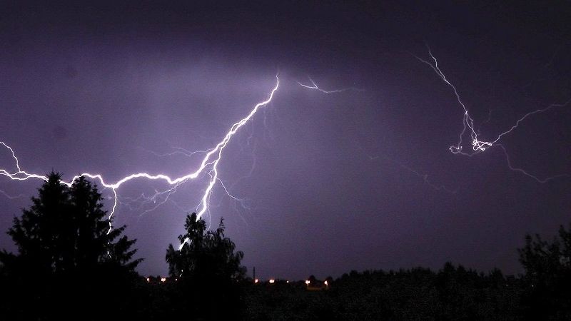 burza wyładowanie piorun