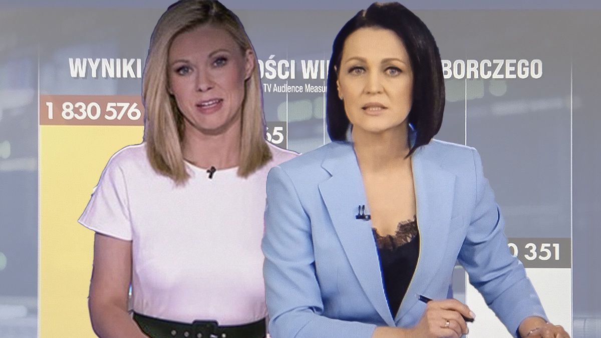 Monika Sawka z TVP i Diana Rudnik z TVN