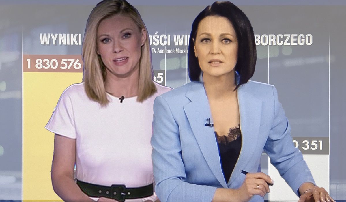 Monika Sawka z TVP i Diana Rudnik z TVN