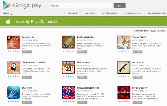google play sklep android aplikacje infekujące system