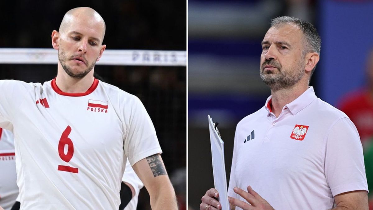 PAP/EPA / PAP/Adam Warżawa / Na zdjęciu: Bartosz Kurek/ Nikola Grbić