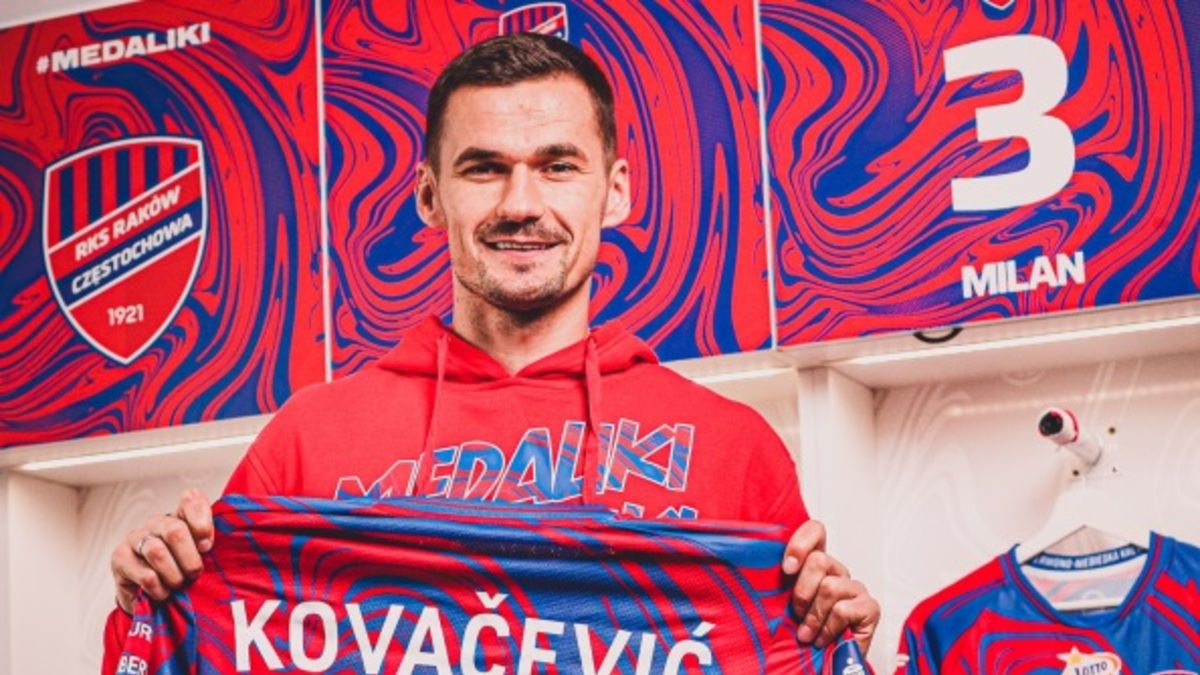 Adnan Kovacević podpisał kontrakt z Rakowem Częstochowa