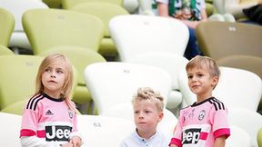 Kibice na meczu Lechia Gdańsk - Juventus Turyn