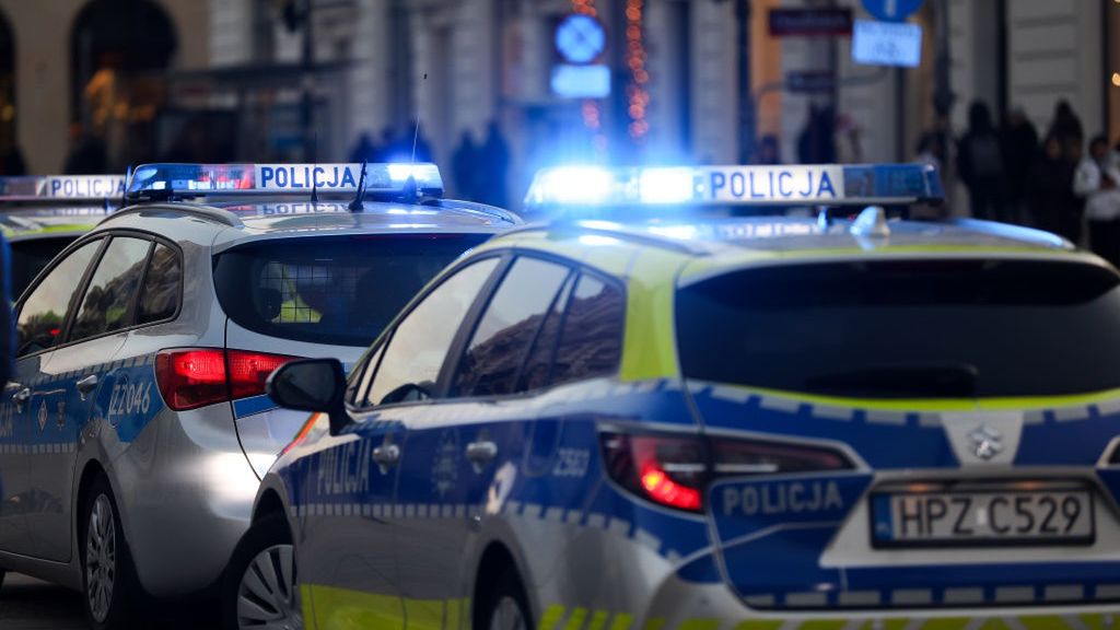 Daily Life In Warsaw
A police car with lights on is on the street in Warsaw, Poland, on December 12, 2024. (Photo by Klaudia Radecka/NurPhoto via Getty Images)
NurPhoto
european city, patrol, cars, news, urban, lights on, police cars, uniformed services, documentation, emergency, december 12, police lights, police, road., help, nurphoto, law enforcement, officers, polish, accident, daily life, vehicle, scene, warszawa, public safety, light signals, polska, photojournalism, klaudia radecka