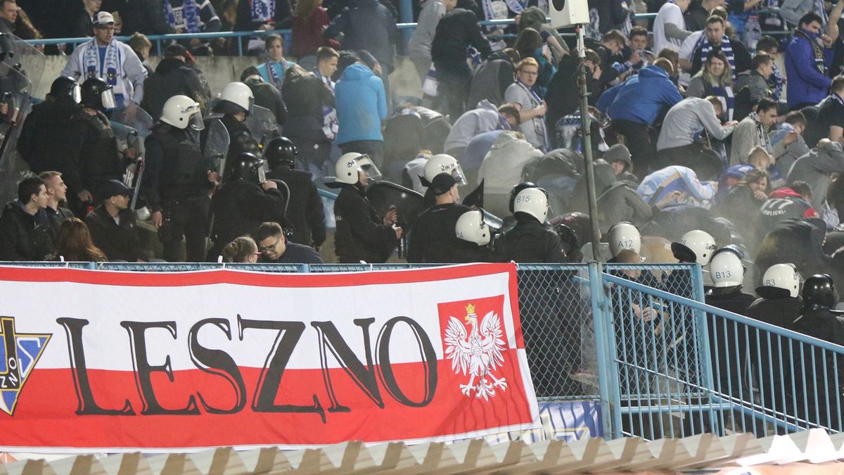 WP SportoweFakty / Jakub Brzózka / Kibica z Leszna czeka kara