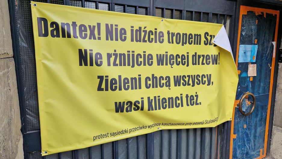 dantex, deweloper, protest