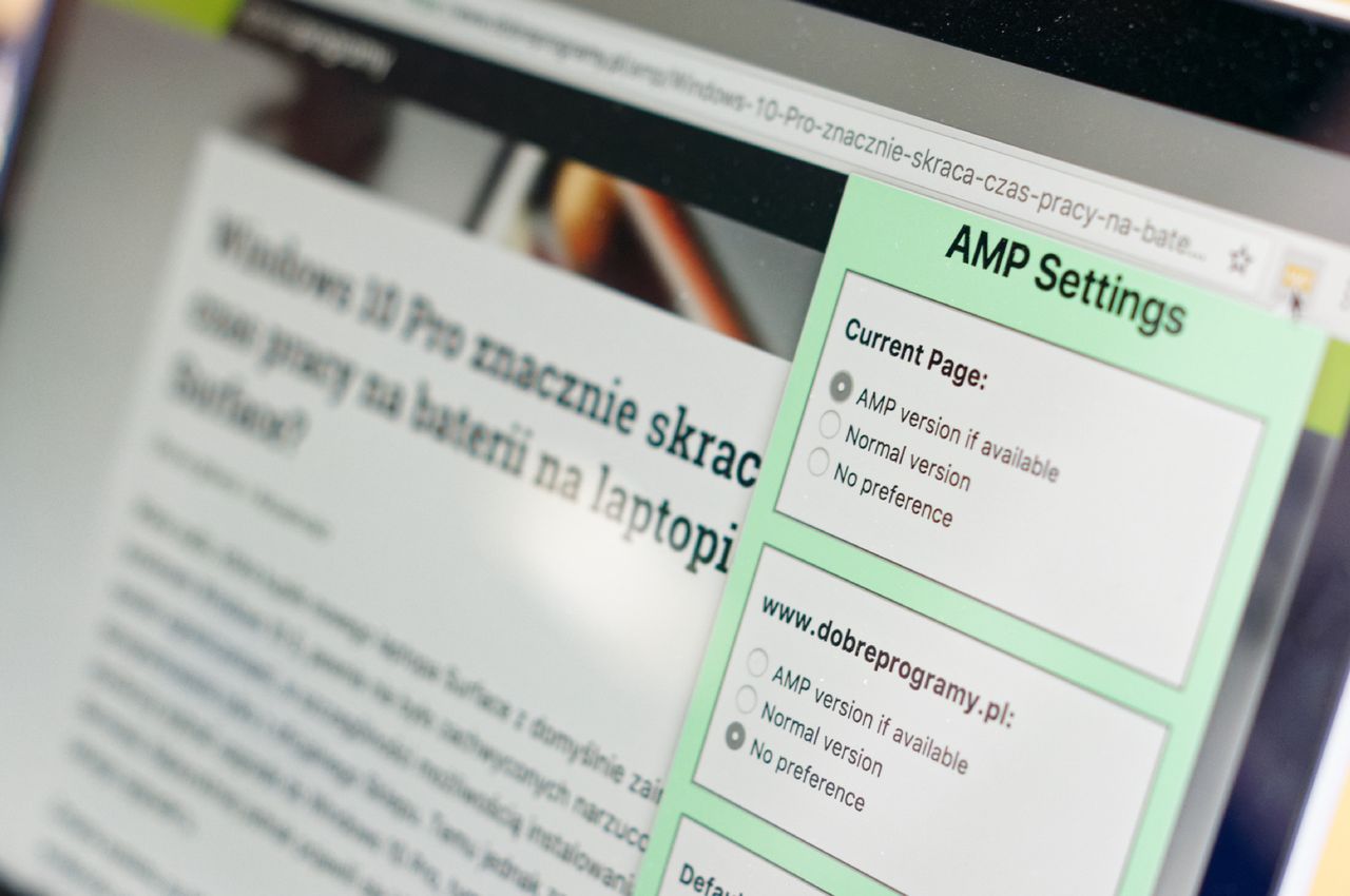 Chrome i AMP Reader: przeglądaj strony szybko, wygodnie i oszczędnie