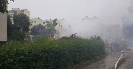 Toruń. Wybuch domu. Runął cały budynek