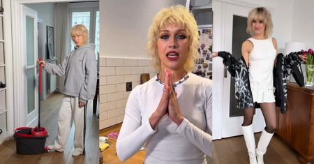 Oto apartament Heleny Englert w klimatycznej kamienicy. Drewniane deski, oryginalny okap i meble w stylu vintage... (WIDEO)