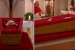 Ciało papieża Franciszka wystawione. Watykan pokazał nagranie