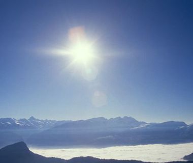 Lodowiec Dachstein. Na nartach możesz jeździć przez cały rok