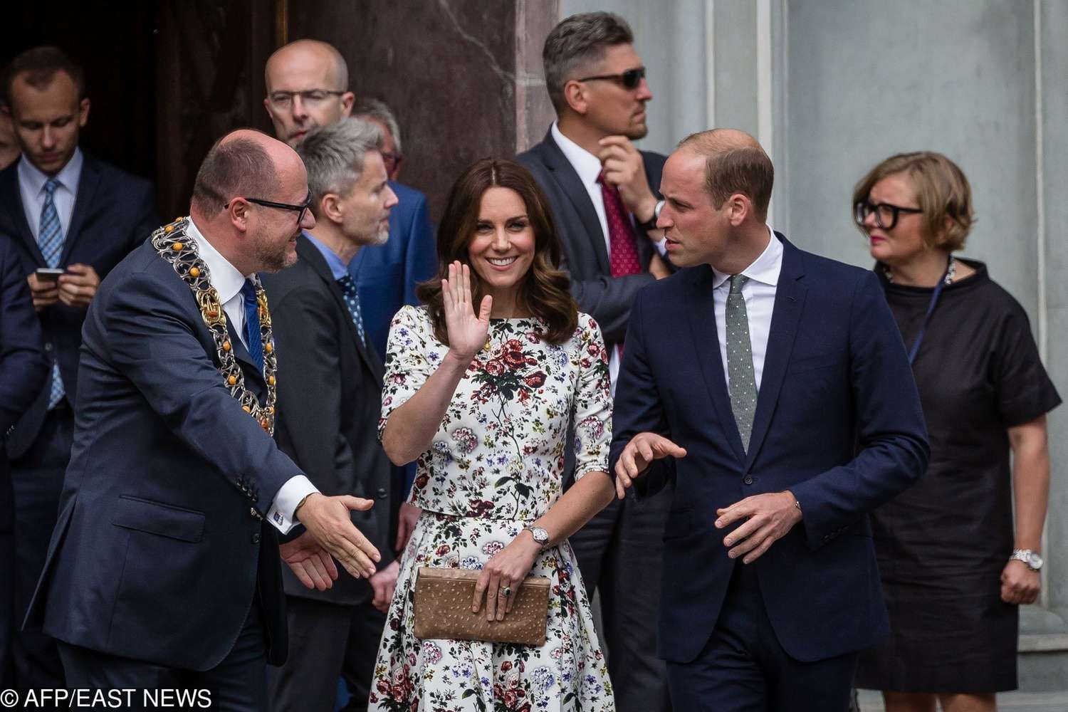 Jak Paweł Adamowicz wspomniał wizytę księżnej Kate i księcia Williama?
