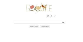 Google Doodle. Rudaczek Północny życzy miłego Dnia Ziemi