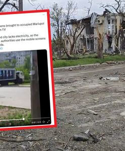 W Mariupolu pojawiły się specjalne ekrany. To sprawa Rosjan