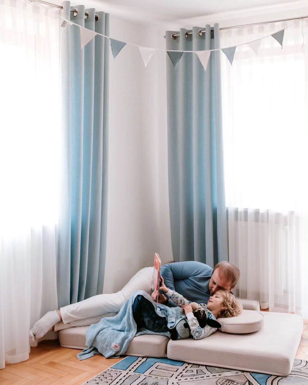 Jerzyk dostał pokój z dodatkami w swoim ulubionym niebieskim kolorze