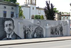 Siemianowice Śląskie. Nowocześnie o historii. Tablica i mural upamiętniające powstańców śląskich