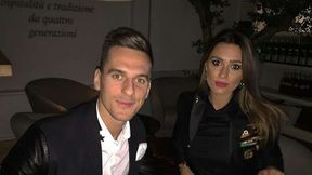 Romantyczne zdjęcie Milika z dziewczyną robi furorę