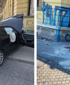 Opolskie. BMW wbiło się w kamienicę w Kędzierzynie-Koźlu