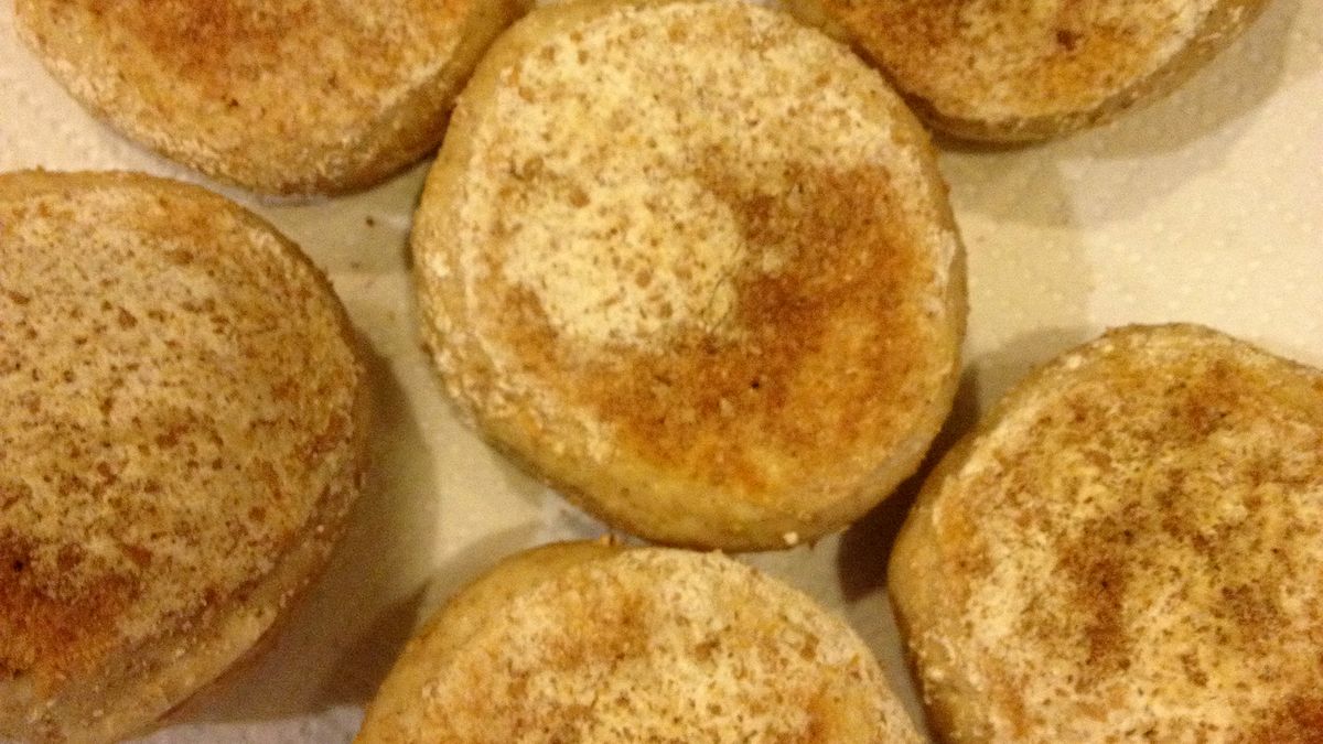 Muffiny angielskie z dodatkiem propionianu wapnia (na zakwasie)