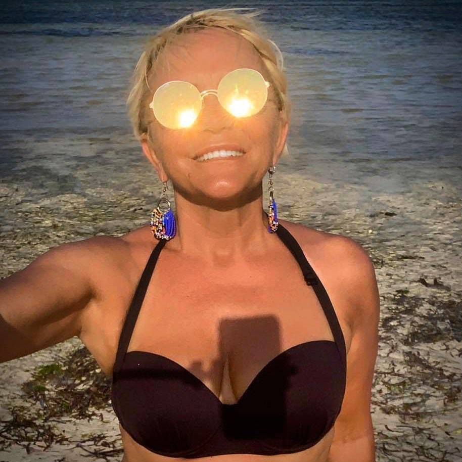 Małgorzata Ostrowska w bikini