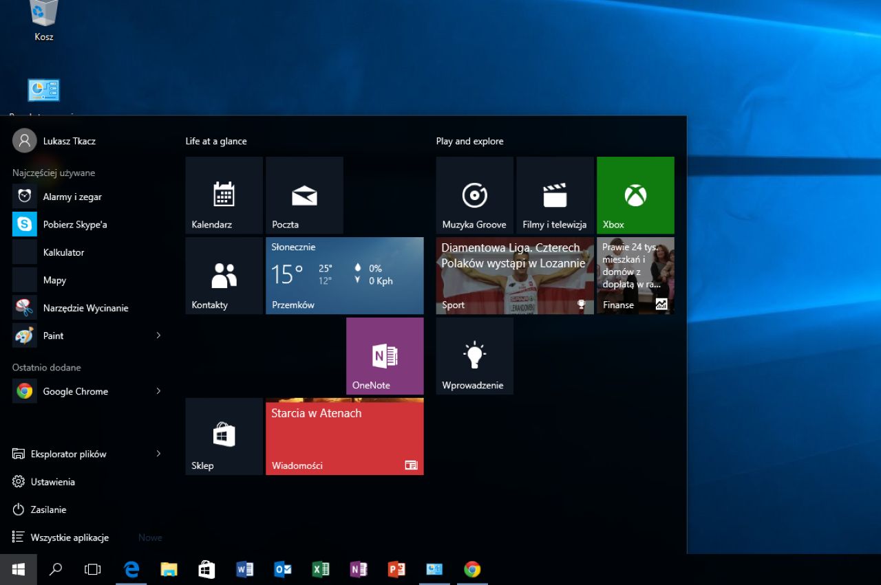 Windows 10 wraca na desktop: menu Start, wirtualne pulpity i Continuum