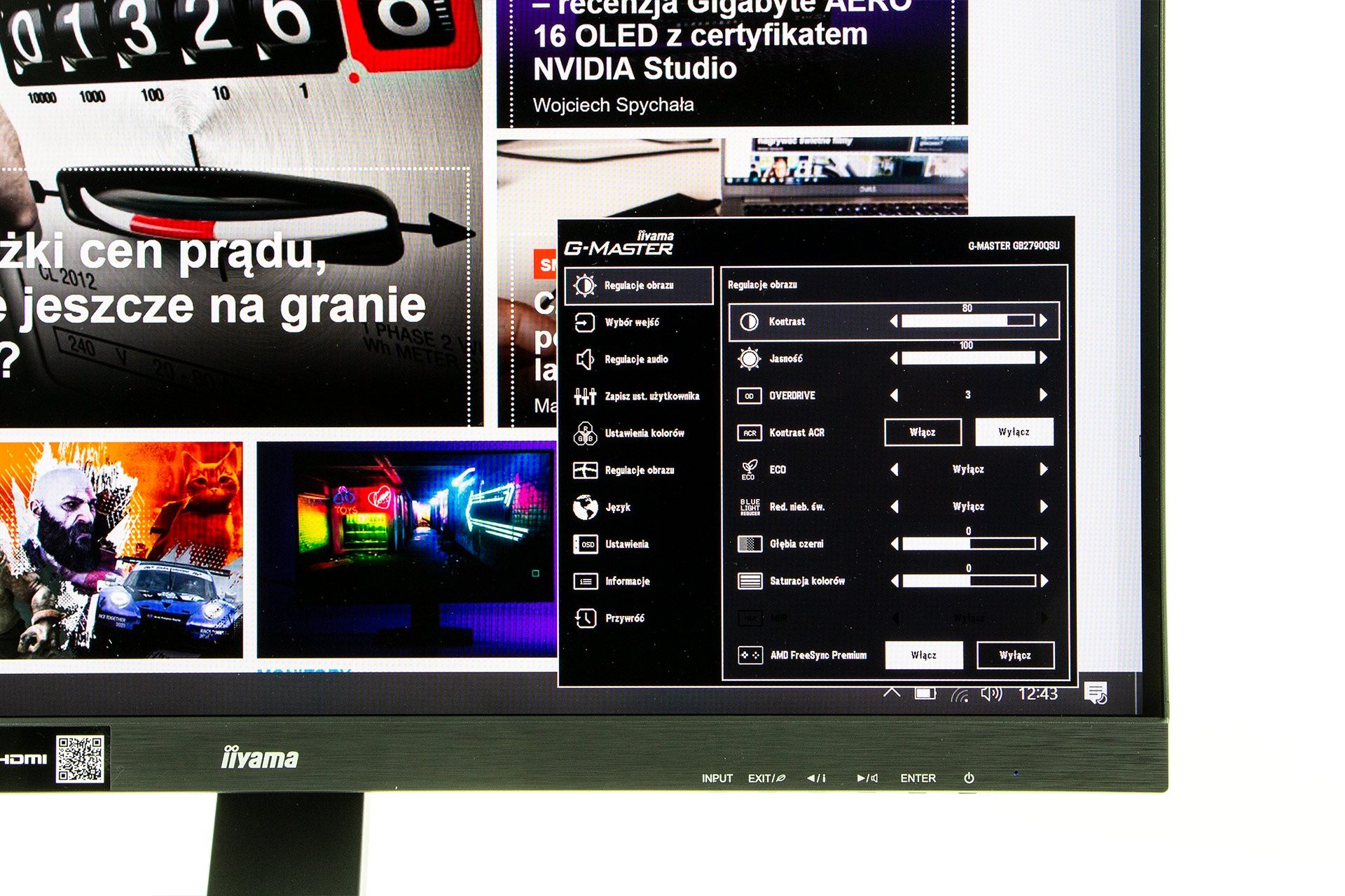 iiyama G-Master GB2790QSU - OSD