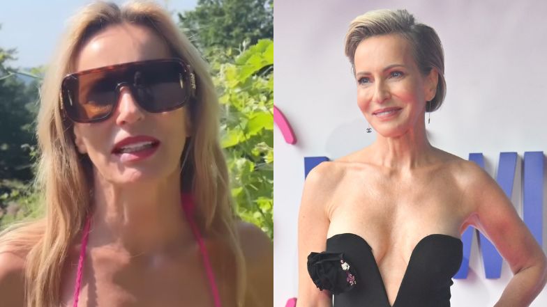 Paulina Smaszcz relaxes at luxury hotel in bikini