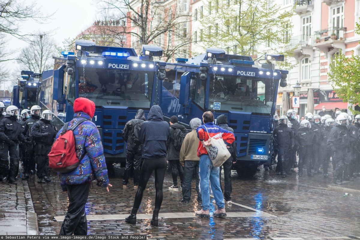 1 maja w Niemczech. Demonstracja w 2021 roku