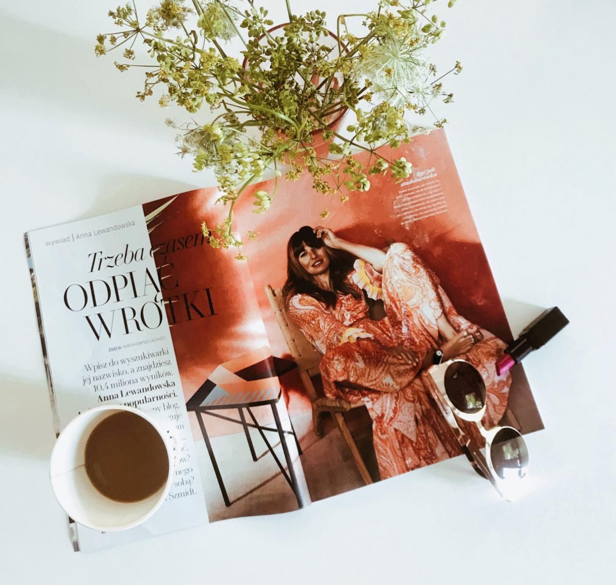 Anna Lewandowska w magazynie "Twój Styl"