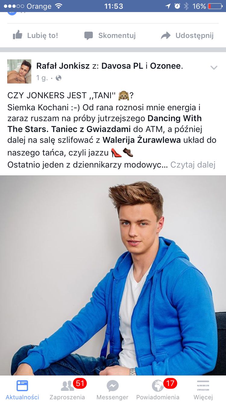 Rafał Jonkisz odpowiada na krytykę dziennikarza modowego