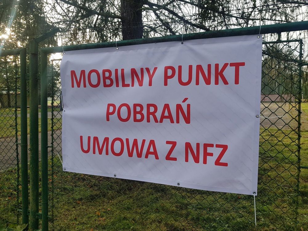 W Jaworznie już działa mobilny punkt pobrań.