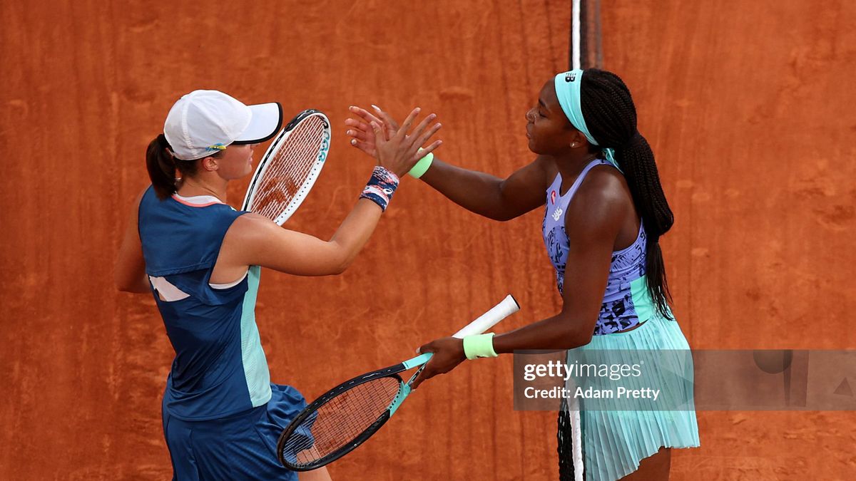 Getty Images / Adam Pretty/Getty Images / Na zdjęciu: Iga Świątek i Coco Gauff