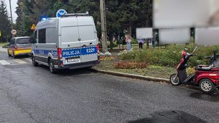 Sulechów: Mężczyzna na trzykołowym motorowerze ranny w wypadku. Jeździł bez przeglądu i ubezpieczenia