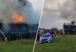 Pożar w Rzeszowie. Pali się pięć domów