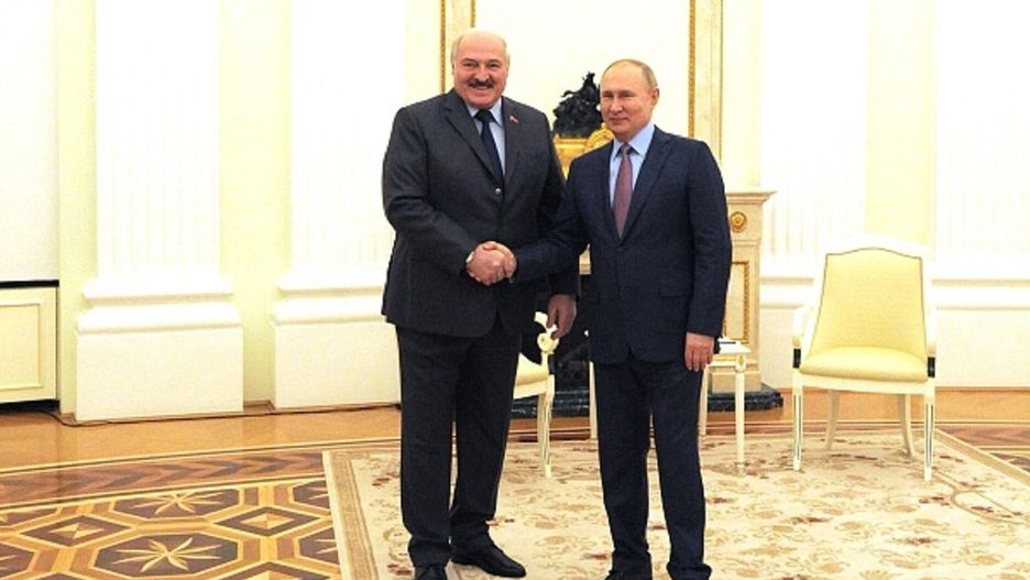 Aleksandr Łukaszenka i Władimir Putin