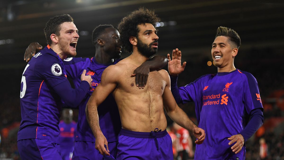 Zdjęcie okładkowe artykułu: Getty Images / Mike Hewitt / Na zdjęciu: Mohamed Salah (w środku)