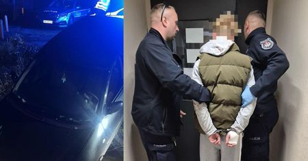 Kraśnik: 24-latek w Audi uciekał policji przez prawie 30 kilometrów. W finale wpadł do rzeki