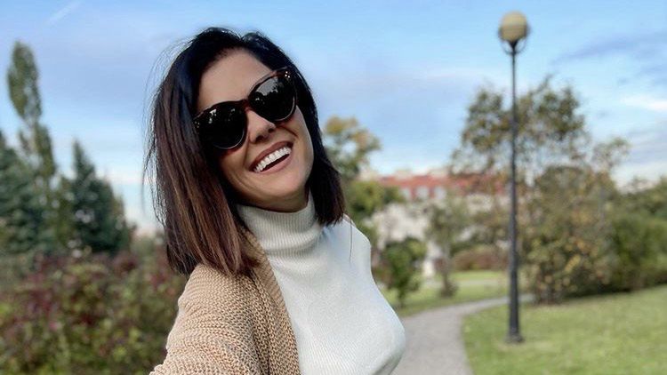 Katarzyna Cichopek w modnej stylizacji na jesień 