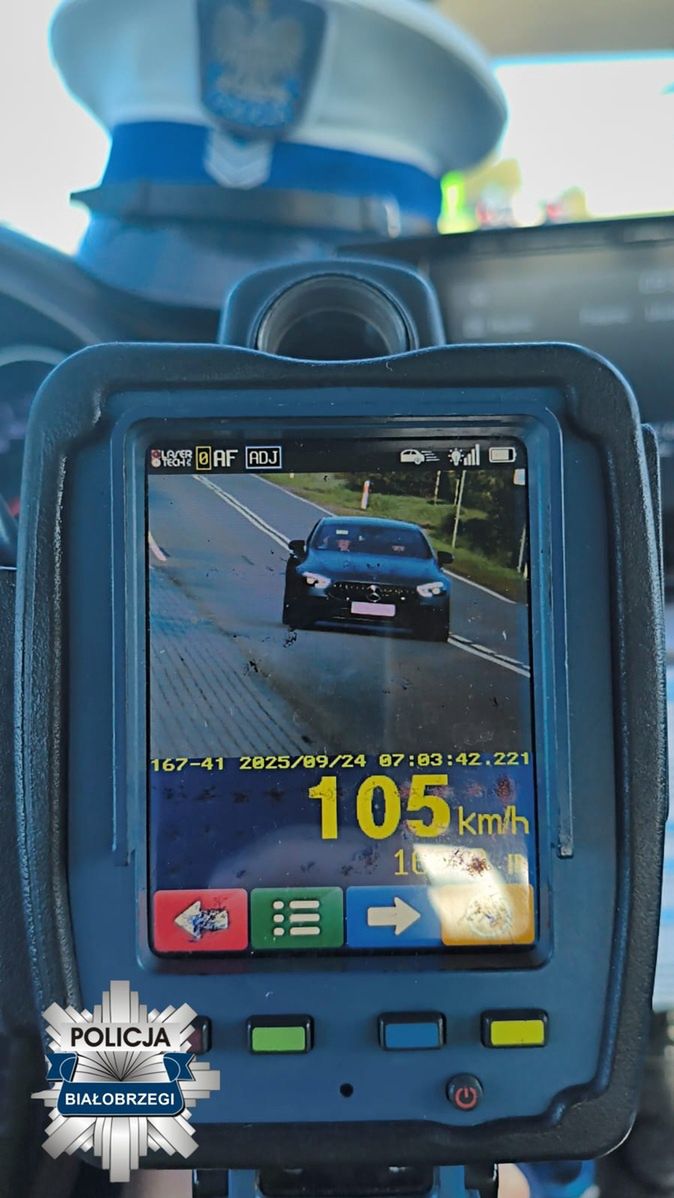 Stromiec: 26-latka gnała ponad 100 km/h. Straciła prawo jazdy