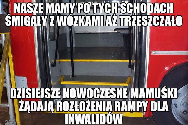 Mem o matkach z wózkami wywołał falę komentarzy na Facebooku