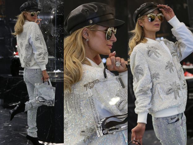Paris Hilton opływa kiczem w butiku "przyjaciela" Justyny Gradek