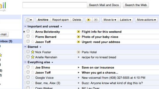 Priorytetowa skrzynka w Gmailu 1