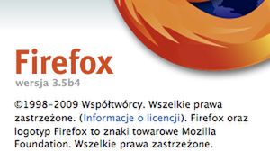 Ostatnia prosta Firefoksa 3.5 1