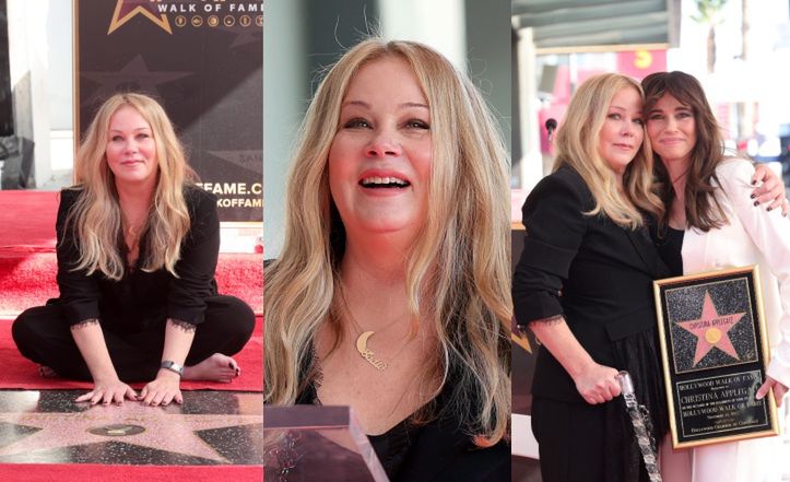 Christina Applegate odsłania swoją gwiazdę w Alei Sław
