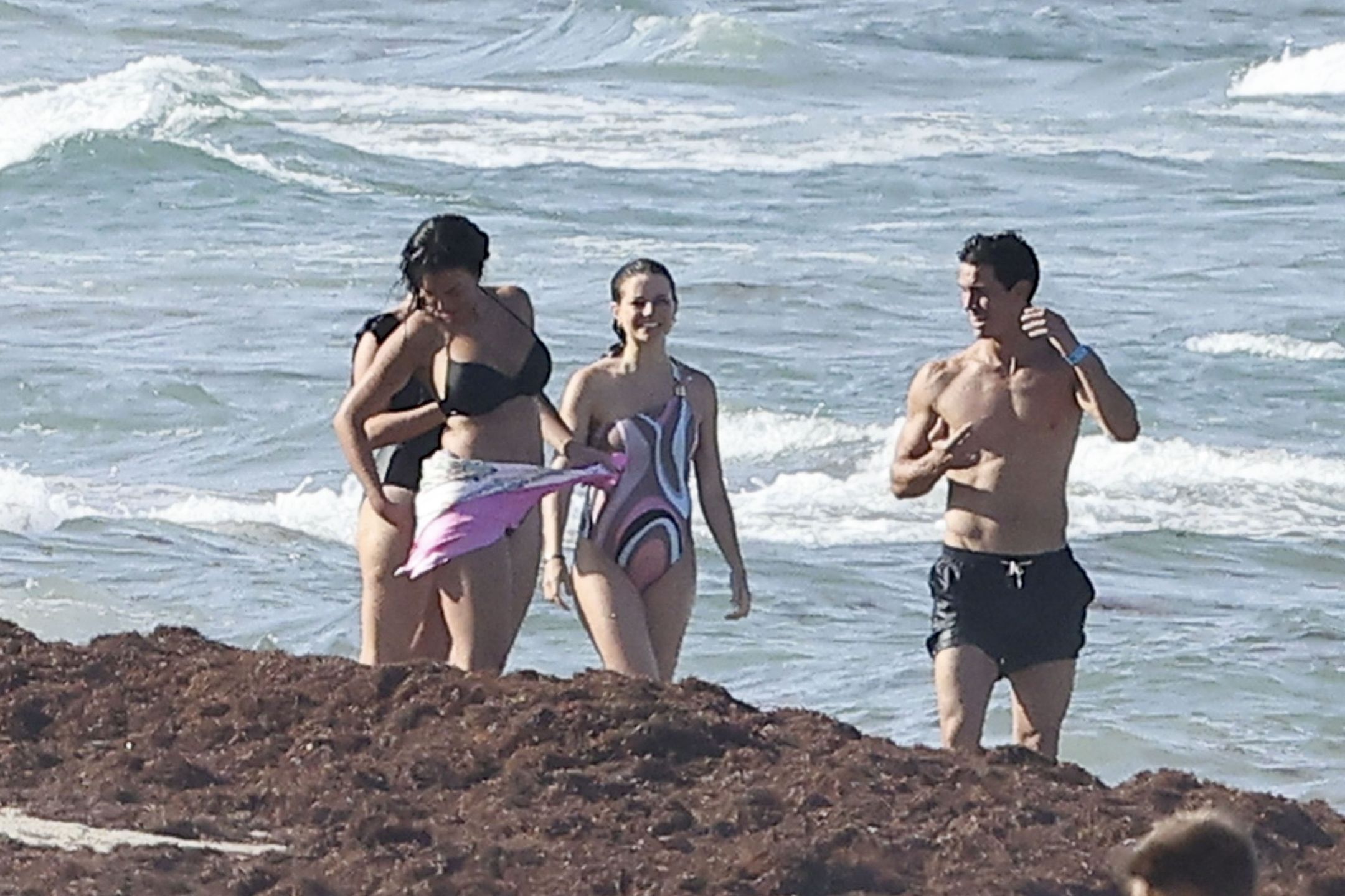 Georgina Rodriguez na plaży w Miami