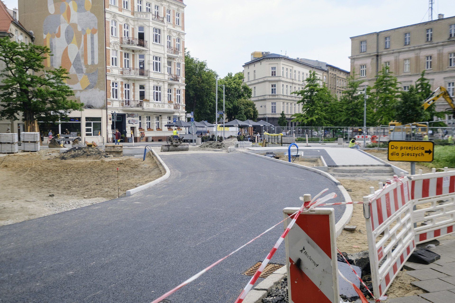 Przebudowa skrzyżowania w centrum Poznania